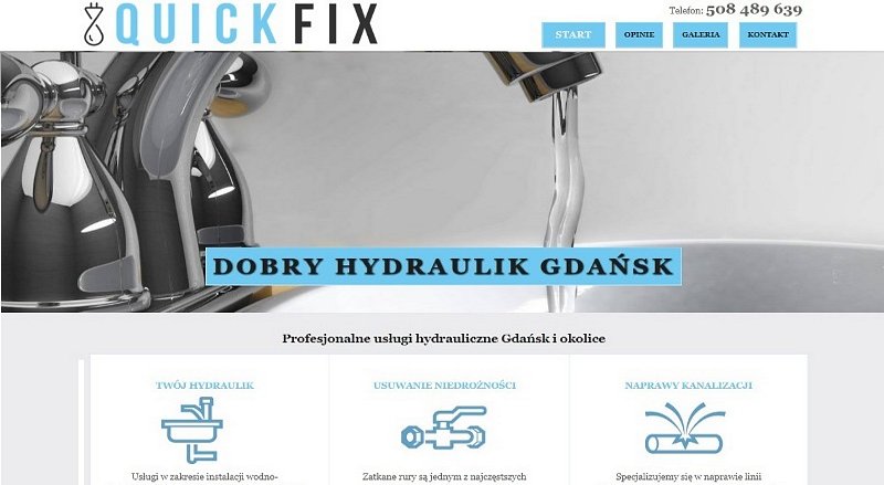 tania strona internetowa dla hydraulika